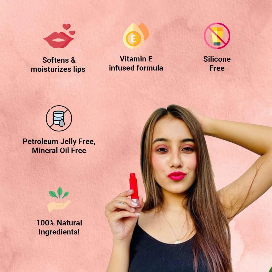 Lips Moisture Rich Lip Balm - Cocoa Vanilla, 4.5 g (Pack of 2) | For Dry Damaged & Chapped Lips | Enriched with Cocoa Butter, Shea Butter l Glossy Finish | Halal Certified & Vegan