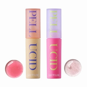 LU'PIUM Pellucid Lip Oil, Non-Sticky Hydrating Lip Gloss, Lip exfoliation, Elastic lip volume, Lip protection, Lip vitality care (Cherry)