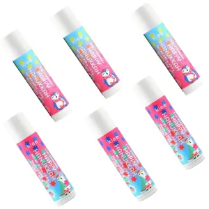 Luna Star Klee 6-Piece Hanukkah Lip Shimmer Bundle. Perfect for Kids and Tweens. Gentle and Non-Toxic. Made in USA.