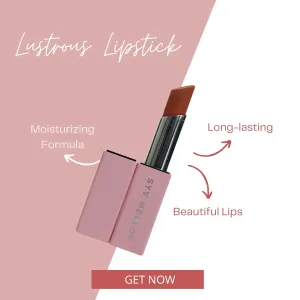 Lustrous Lipstick for women High Impact Lip Color, Moisturising Creamy Formula Long Lasting Instant Shine, Waterproof Hydrating Lipstick for Glowing Lips Elegant & Bold Lip Makeup, Static