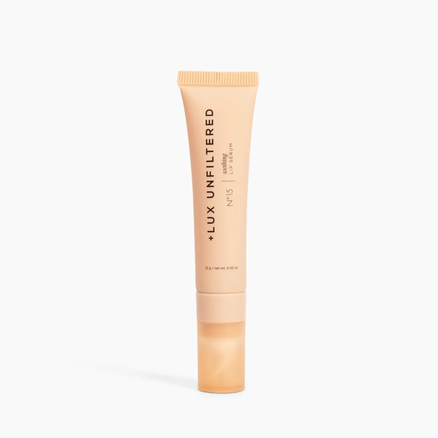   Lux Unfiltered N°15 Soothing Lip Serum – Fragrance Free, Moisturizing, Hydrating Lip Balm with Hyaluronic Acid & Shea Butter – Cooling Touch Applicator - Vegan, Cruelty-Free, & Petroleum-Free