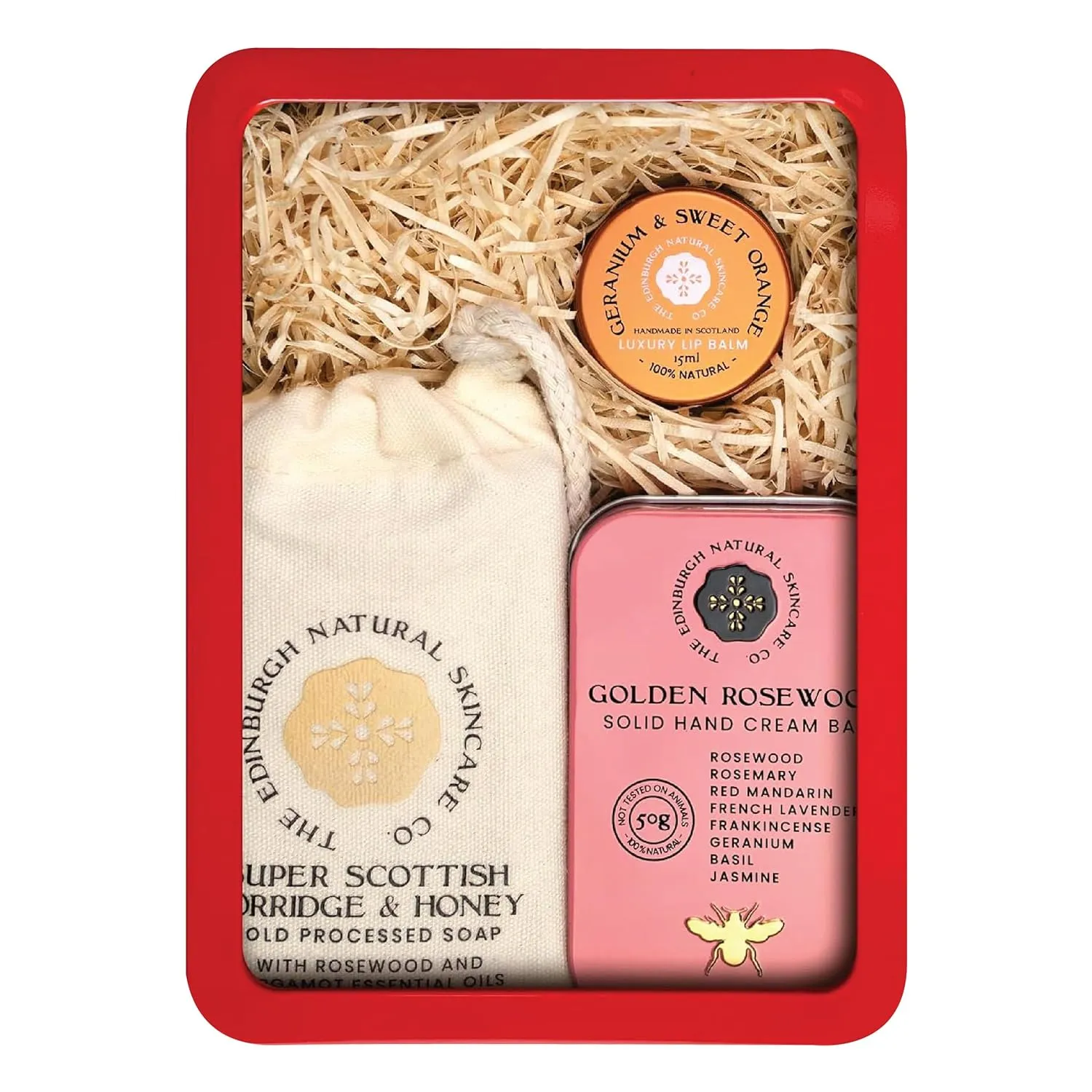 Luxury Gift Box | Nourishing Scented Soap Bar | Moisturising Hand Cream Bar | Luxury Lip Balm | Gift For All Occasions | Nourish & Revitalise Your Skin | Packaging May Vary