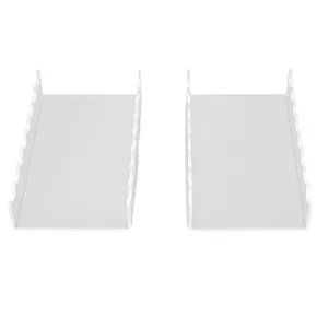 Makeup Brush Holder, 8 Slots Clear Acrylic Makeup Brush, Horizontal Brushes Drying Rack, 2PCS Cosmetic Brushes Container for Vanity, Desktop, Bathroom