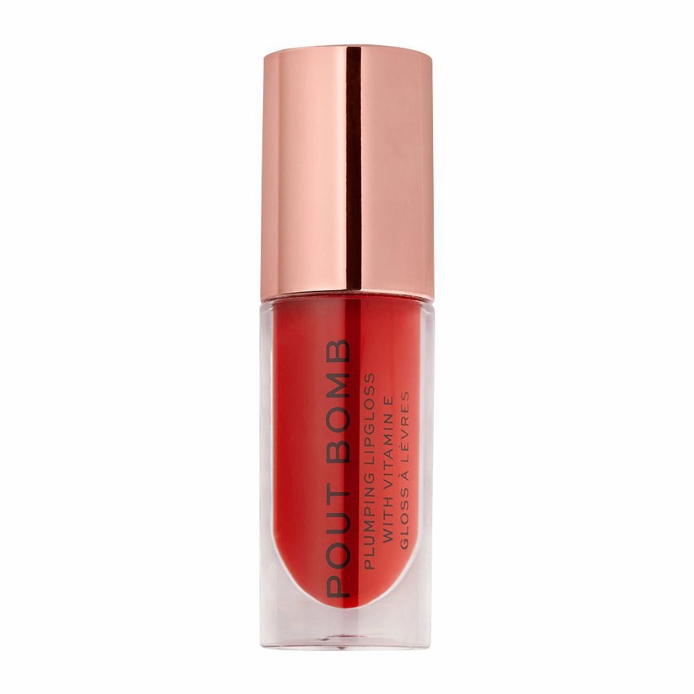 Makeup Revolution Pout Bomb Plumping Lip Gloss, Juicy