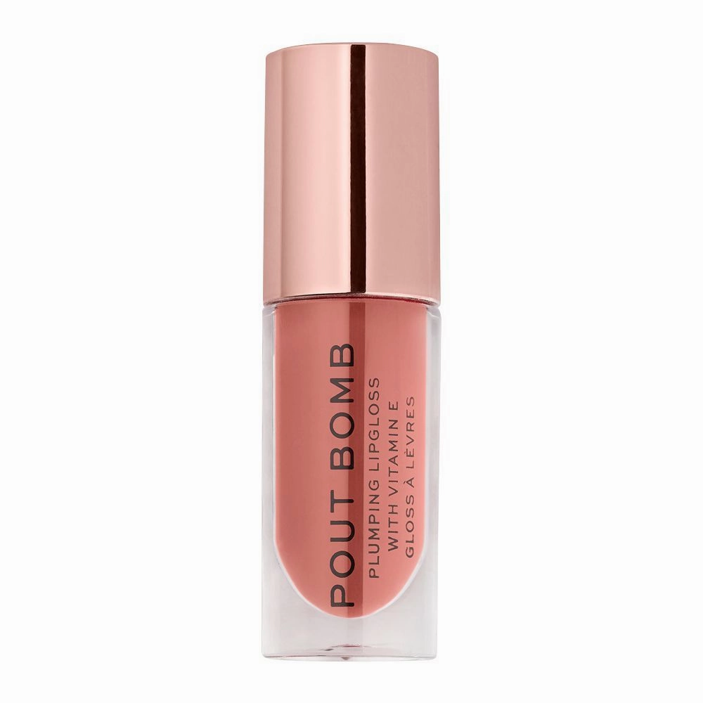Makeup Revolution Pout Bomb Plumping Lip Gloss, Kiss