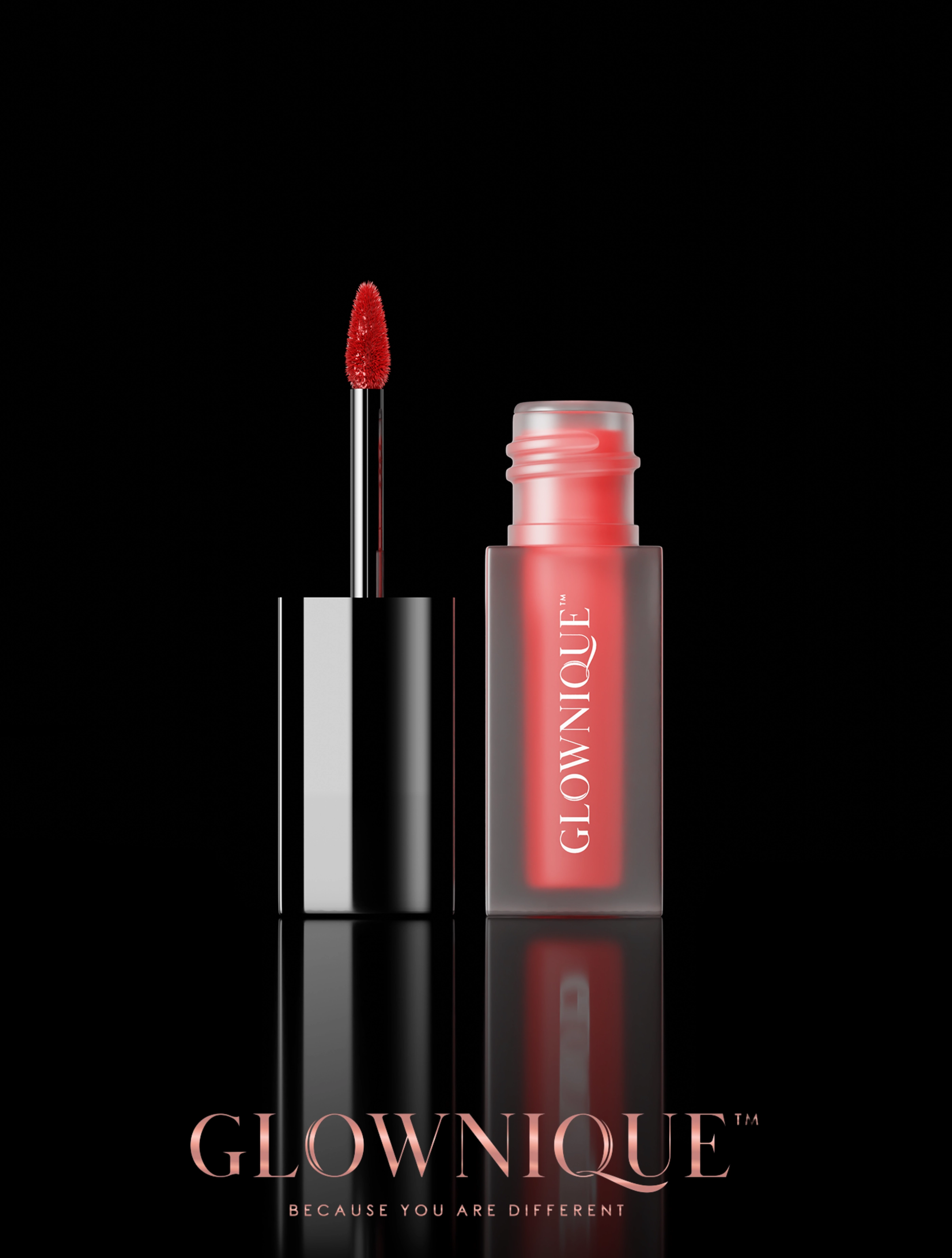 Matte Lip Stain - Velvet Red (5ml) | GLOWNIQUE