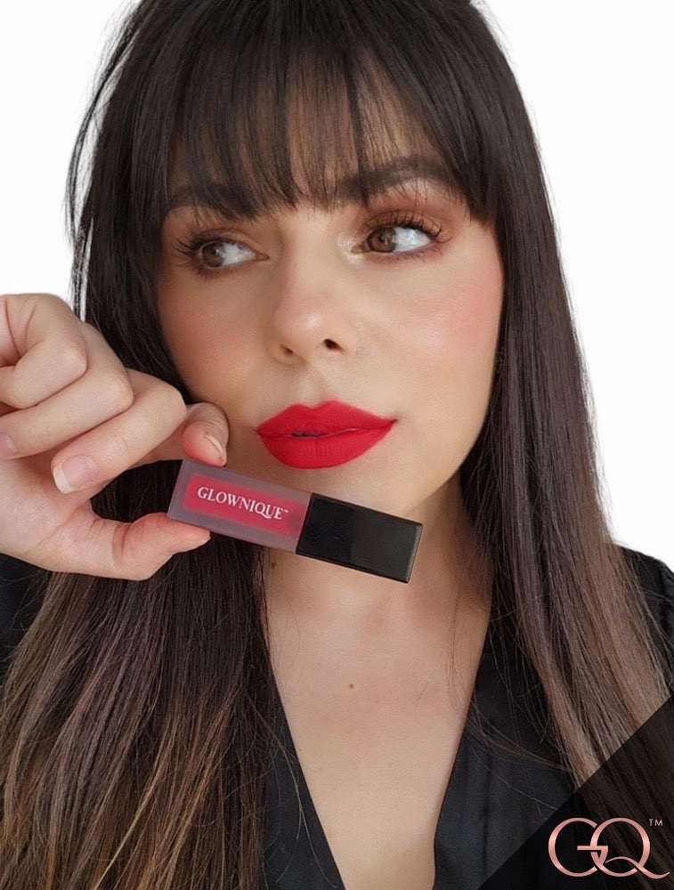 Matte Lip Stain - Velvet Red (5ml) | GLOWNIQUE