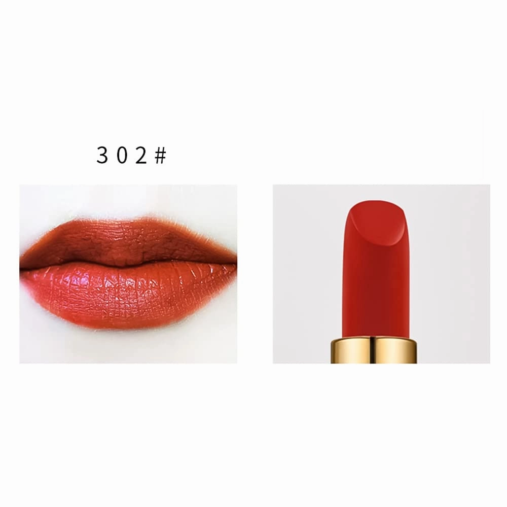 Matte Lipstick The British Museum Egypt Series Luxury Satin Lipstick Long-Lasting Vegan Cruelty-Free (302#)