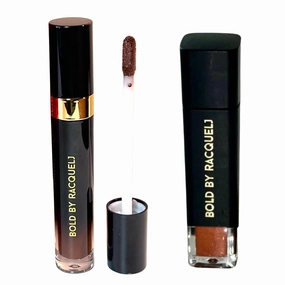 Matte Liquid Lipstick & Lip Gloss Set, 2 Long Lasting Colors, Cruelty Free (Bad a Road   Goodie, 2)
