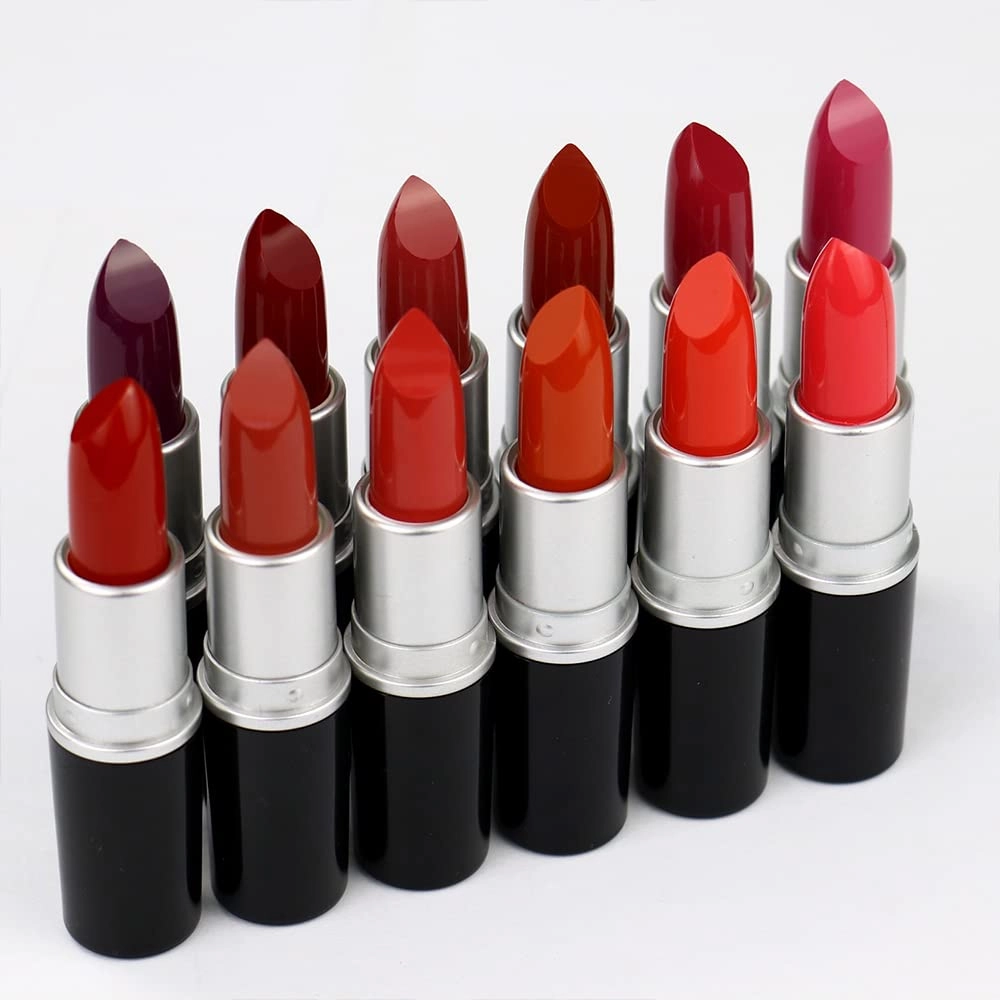 Matte Waterproof LipStick, 14 Colors Long Lasting Lip Makeup No Fade Pigmented Lip Stick Cosmeitc Gift for Girls and Women (12#)