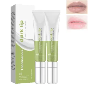 Mavella Dark Lips Cream, Natural Dark Lips Corrector Repair Balm, Organic Lip Lightening Balm for Dry Cracked, Wrinkles Remover Cream, Deep Hydrating & Nourishing (2pcs)