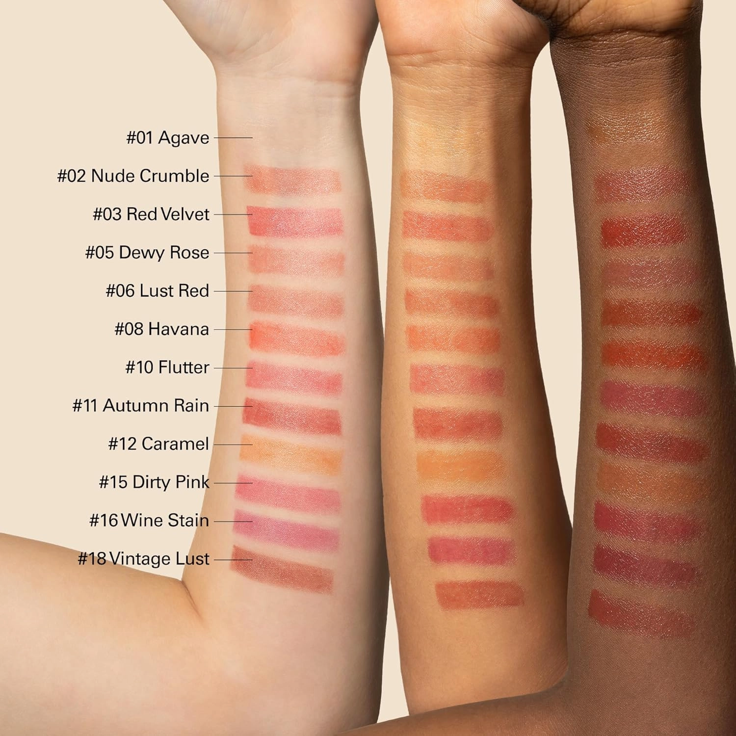 Melixir Vegan Lip Butter #06 Lust Red(Tinted) ( 11 more colors), Bee Free, Petrolatum Free, Deep Nourishing Plant-Based Vegan Chapstick, Vegan Lip Balm for Dry, Cracked and Chapped Lips