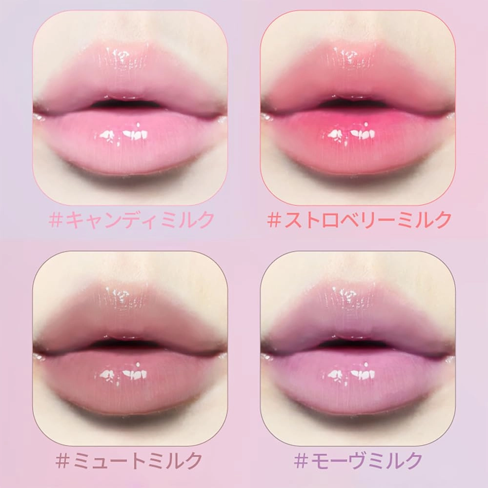 Milk Heart Tint Lip & Cheek Stain, Soft Matte, Velvet Finish Lip Color, Creamy Korean Lip Tint for Natural & Vibrant Lips (04 Mauve Milk, 1 Count)