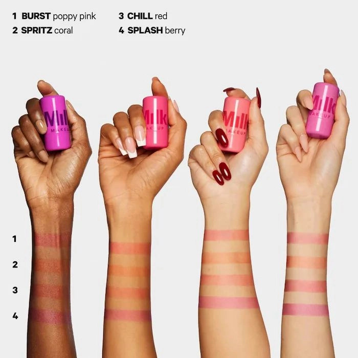 MILK MAKEUP Cooling Water Jelly Tint Lip   Cheek Blush Stain