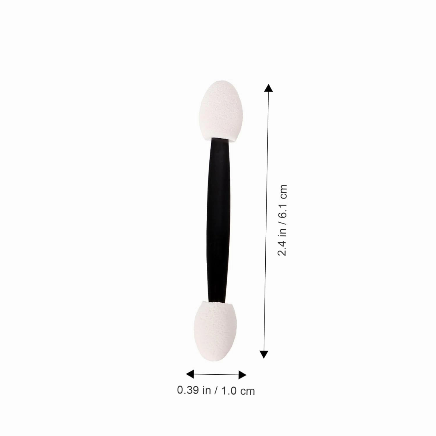 Mipcase 4pcs Double-end Eyeshadow Sticks Makeup Tool Dual Sides Easy Use Sponge Applicators for Even Application for Travel Daily Use and Special Occasions