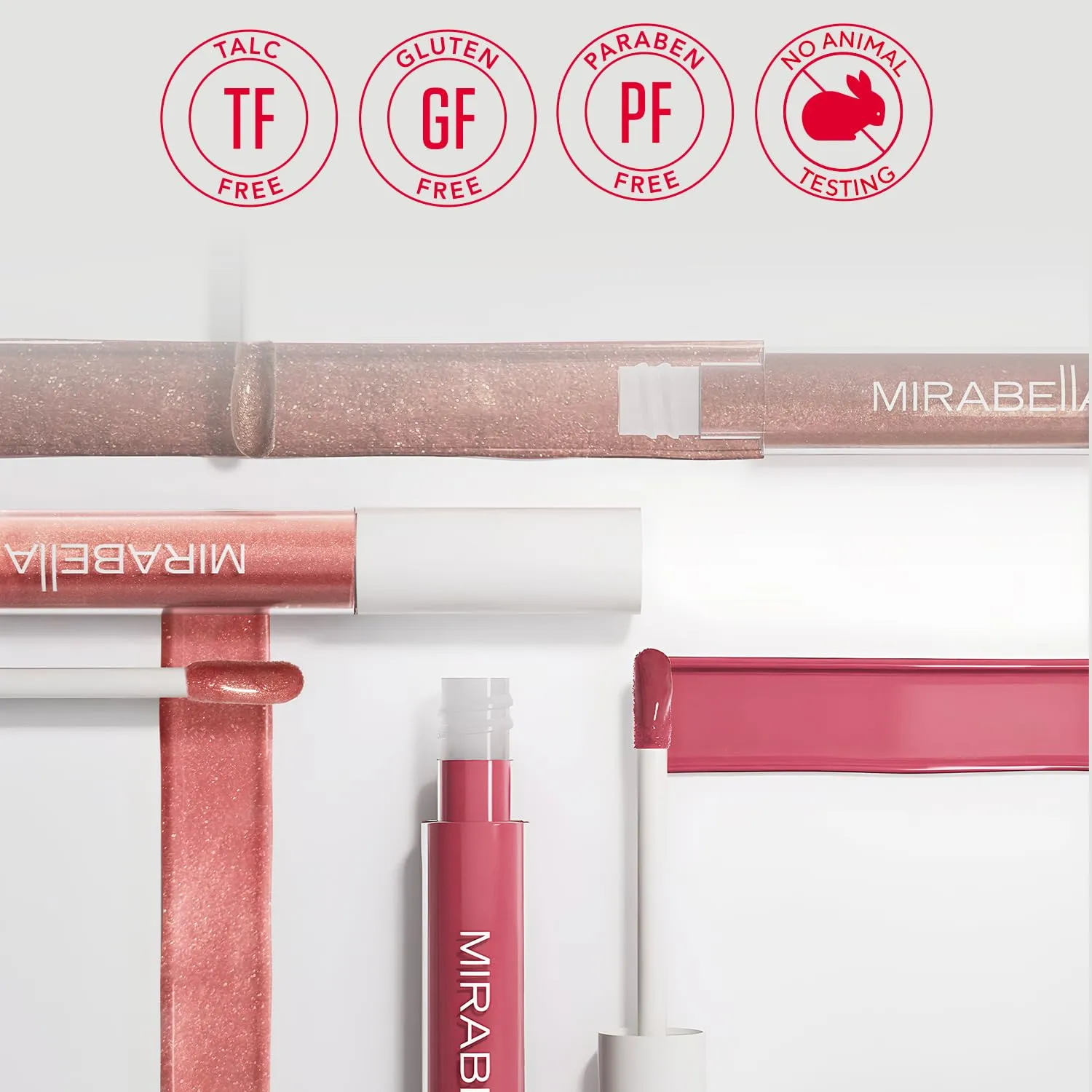 Mirabella Luxe Advanced Formula Matte Lip Gloss, Richly Pigmented Long-Wear and Full-Coverage Liquid Lipstick, Matte Lipstick for Women Stays Put and Won't Dry or Crack Lips, Trendsetter