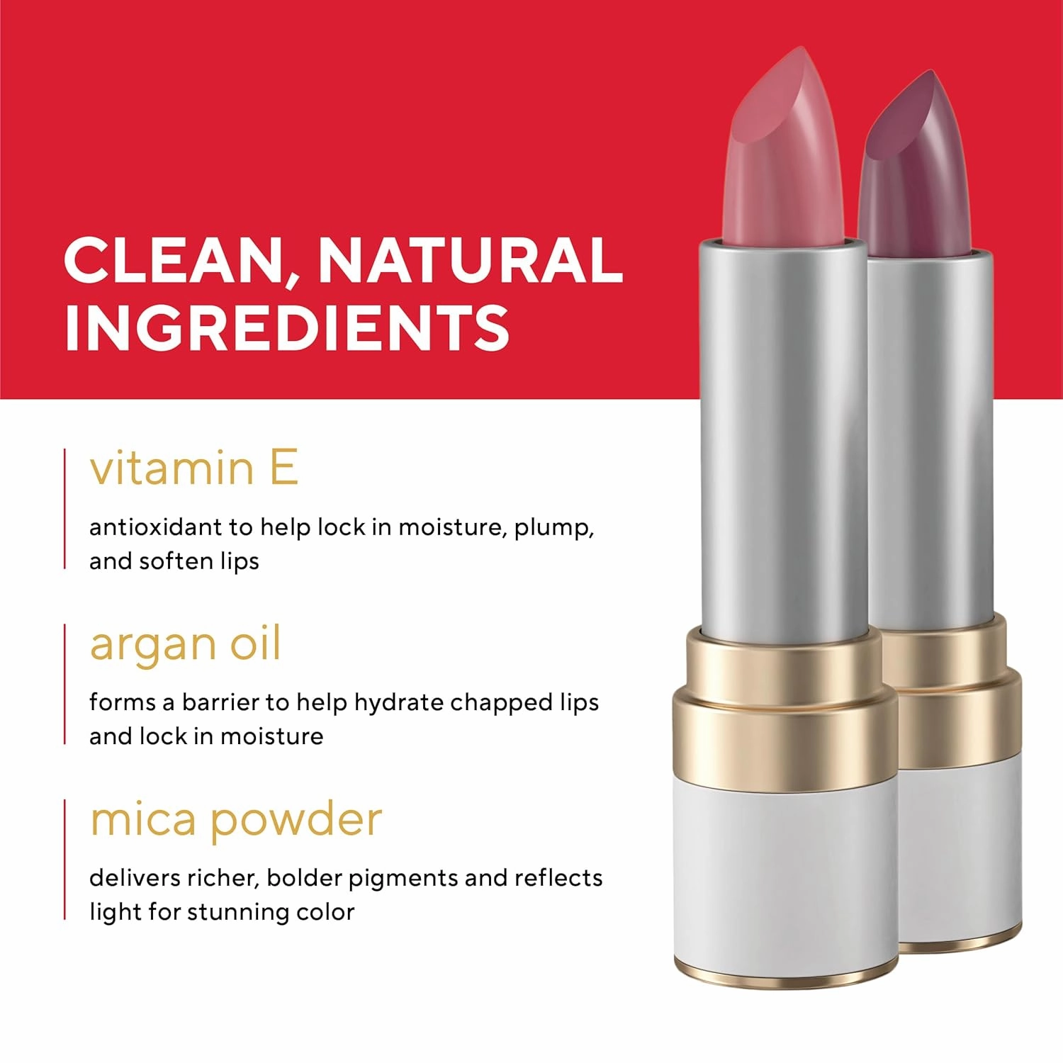Mirabella Sealed with a Kiss Lipstick for Women - Smudge Proof Lip Stick, Long Lasting Matte Lipstick with No Bleed Hydrating Formula - Lanolin & Vitamin E Infused (Berried Modern Matte)