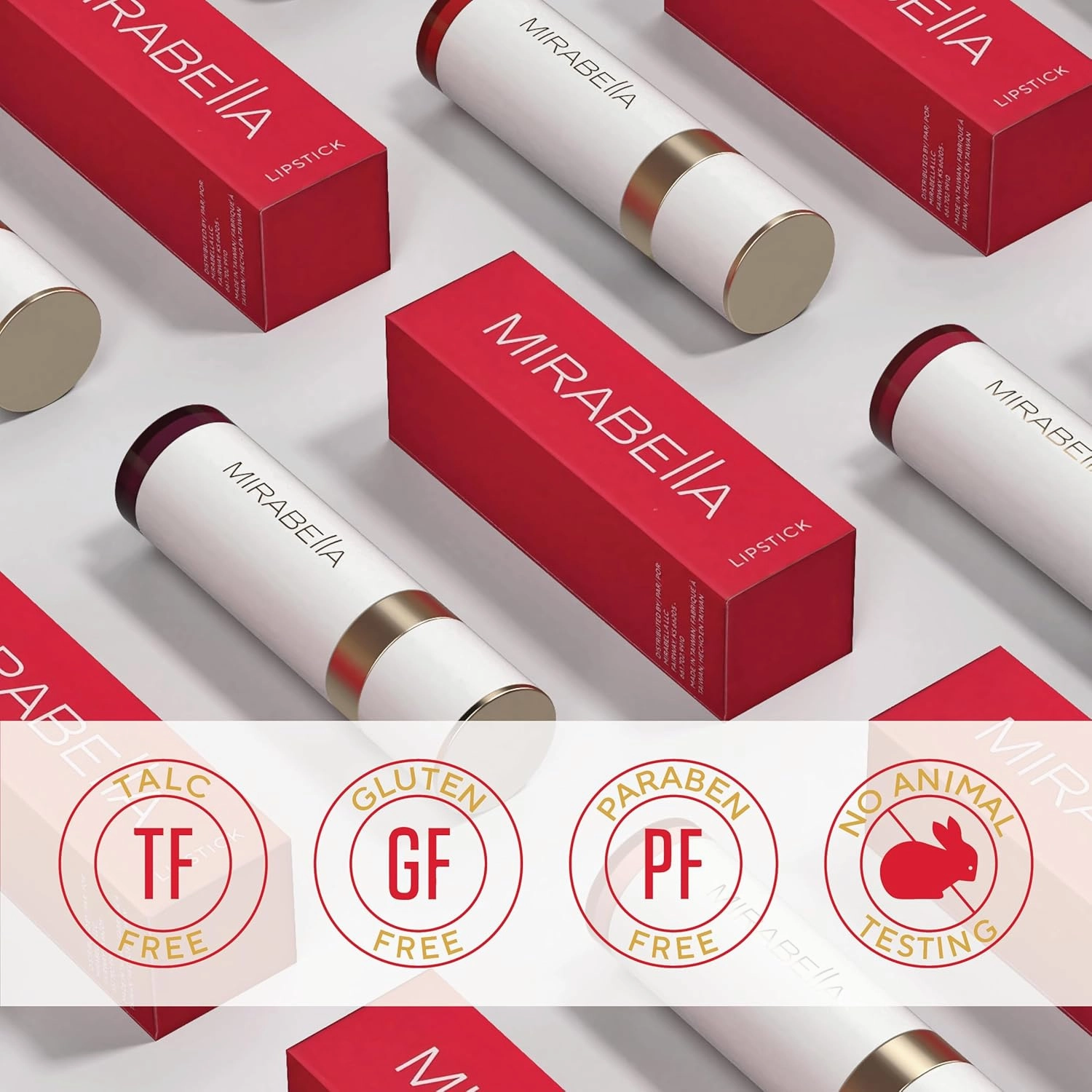 Mirabella Sealed with a Kiss Lipstick for Women - Smudge Proof Lip Stick, Long Lasting Matte Lipstick with No Bleed Hydrating Formula - Lanolin & Vitamin E Infused (Berried Modern Matte)