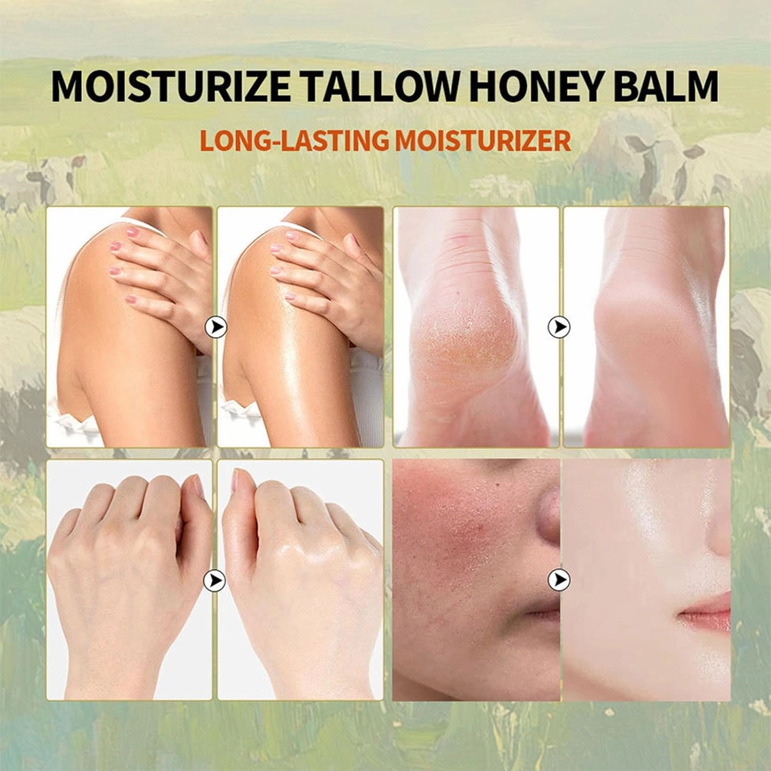 Mirastiq Beef Tallow Face Cream, Organic Beef Tallow for Skin, whipped beef tallow for skin, Tallow Face Moisturizer, Natural Lotion (2PCS, 5 Ounce (Pack of 1))