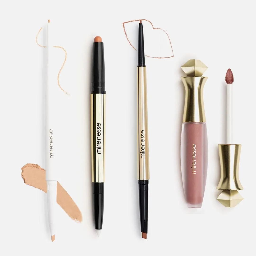 Mirenesse Nude Perfecting Lip Kit- Teddy Bare