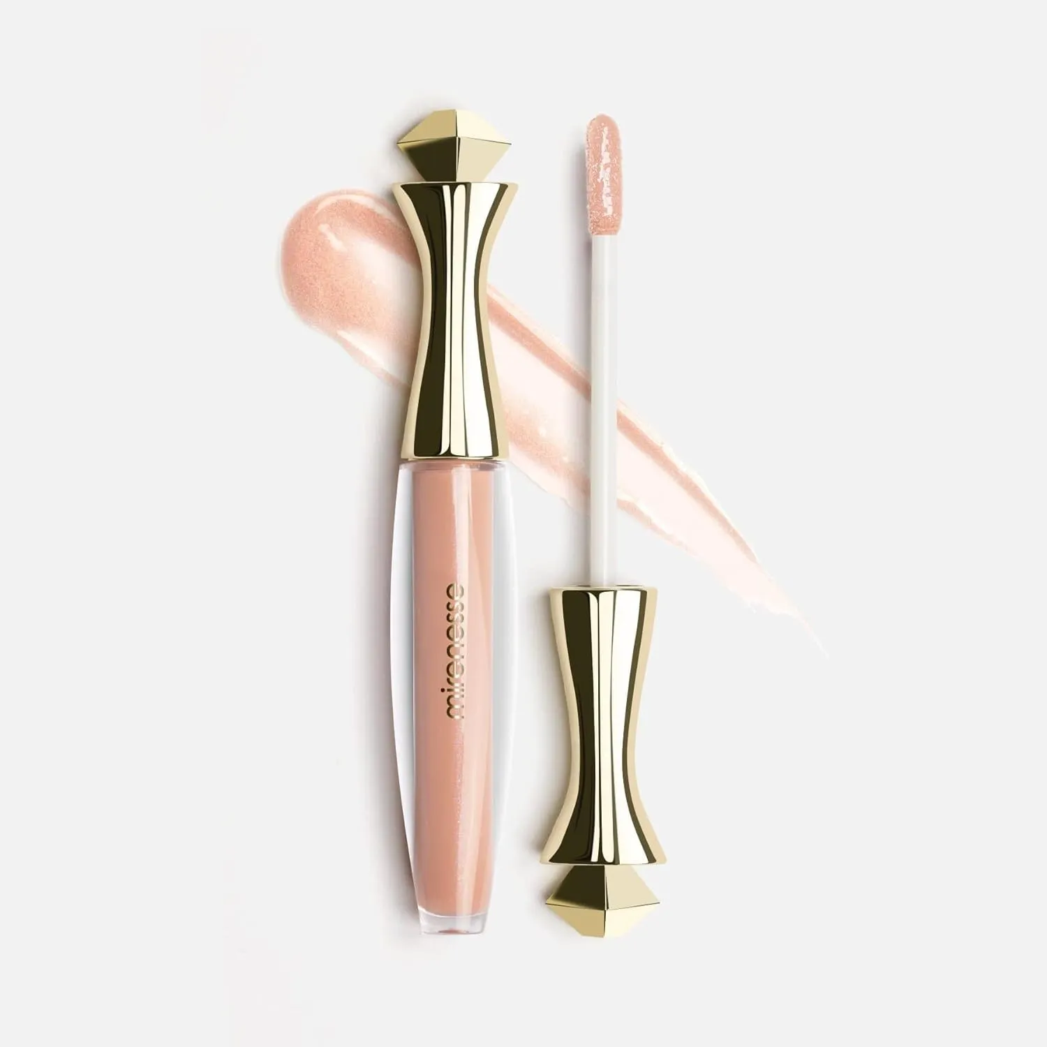 Mirenesse Velvet Lip Gloss Plumper, 3 in 1 Instantly Plumps with Vitamin C   Vitamin E and Vinyl Shine, Vegan and Toxin Free, 77 It's Over .15 oz Full Size