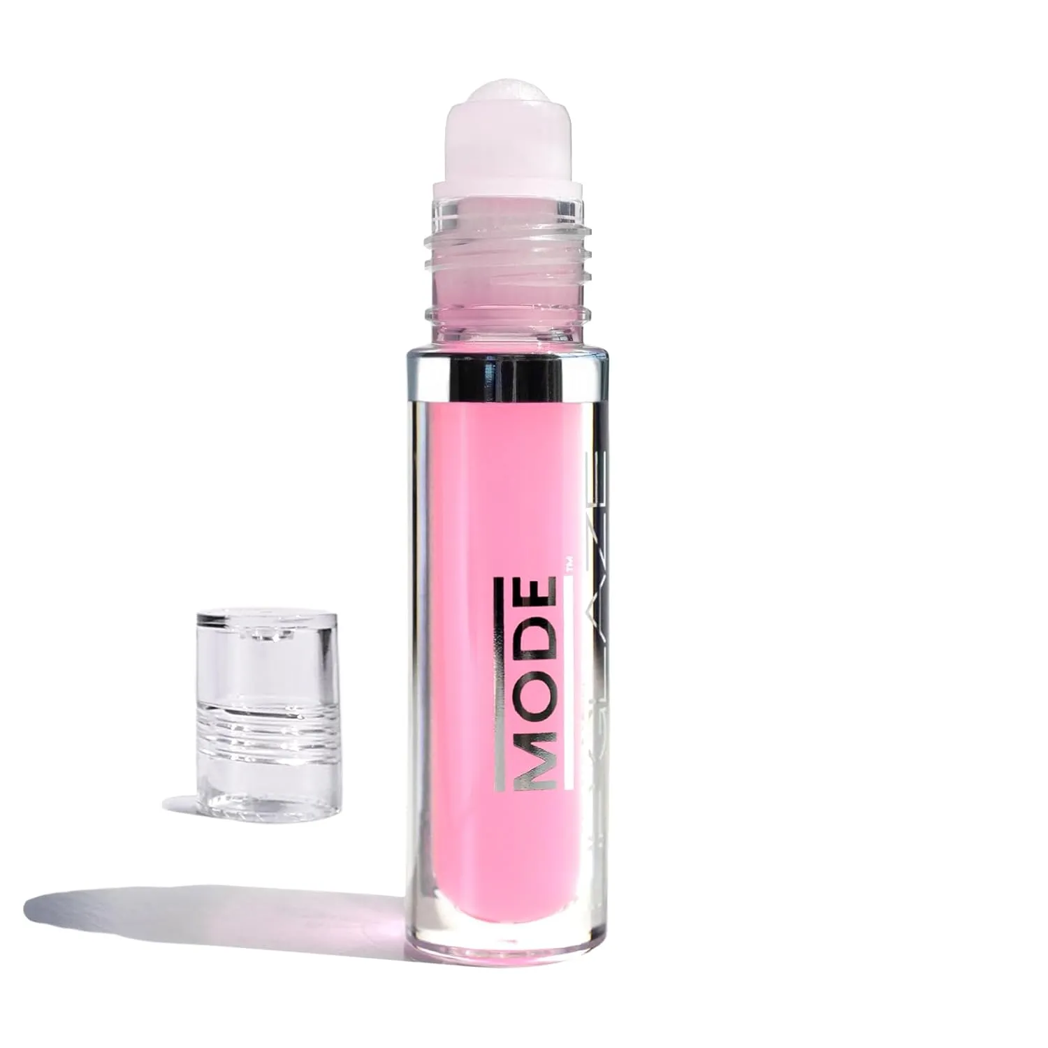 MODE Lip Glaze Flavored Lip Gloss BUBBLE GUM Yummy Flavor Roll On Sweet Wet Deliciously Nourishing Shine, Hydrating Moisturizing Natural Skin Care Fruit Oils, Made in NY USA