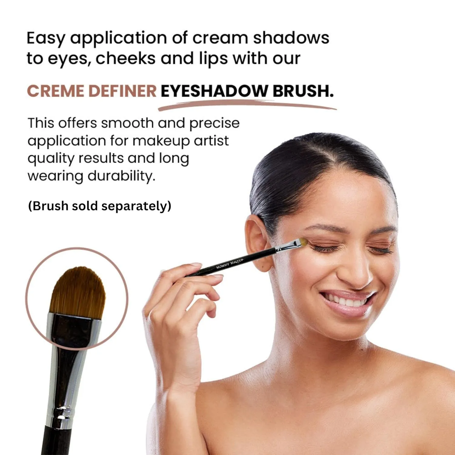 Mommy Makeup Any Wear Creme Eyeshadow - Waterproof, Smudge-proof, Highly Pigmented - Cream Eye Shadow for Eyes, Cheeks & Lips - Oil-free, Paraben-Free, Cruelty Free (Elsa)