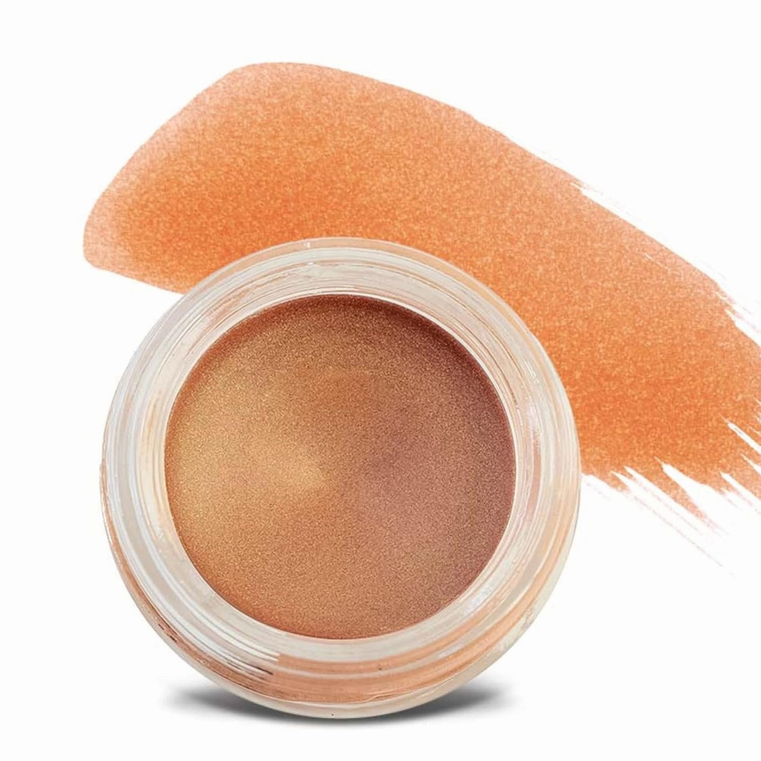 Mommy Makeup Any Wear Creme Eyeshadow - Waterproof, Smudge-proof, Highly Pigmented - Cream Eye Shadow for Eyes, Cheeks & Lips - Oil-free, Paraben-Free, Cruelty Free (Golden Apricot)