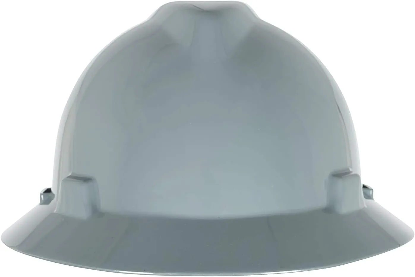 MSA V-Gard Full-Brim Hard Hat with Suspension - Polyethylene Shell, Superior Impact Protection and Self Adjusting Crown Straps - Standard Size Hard Hat