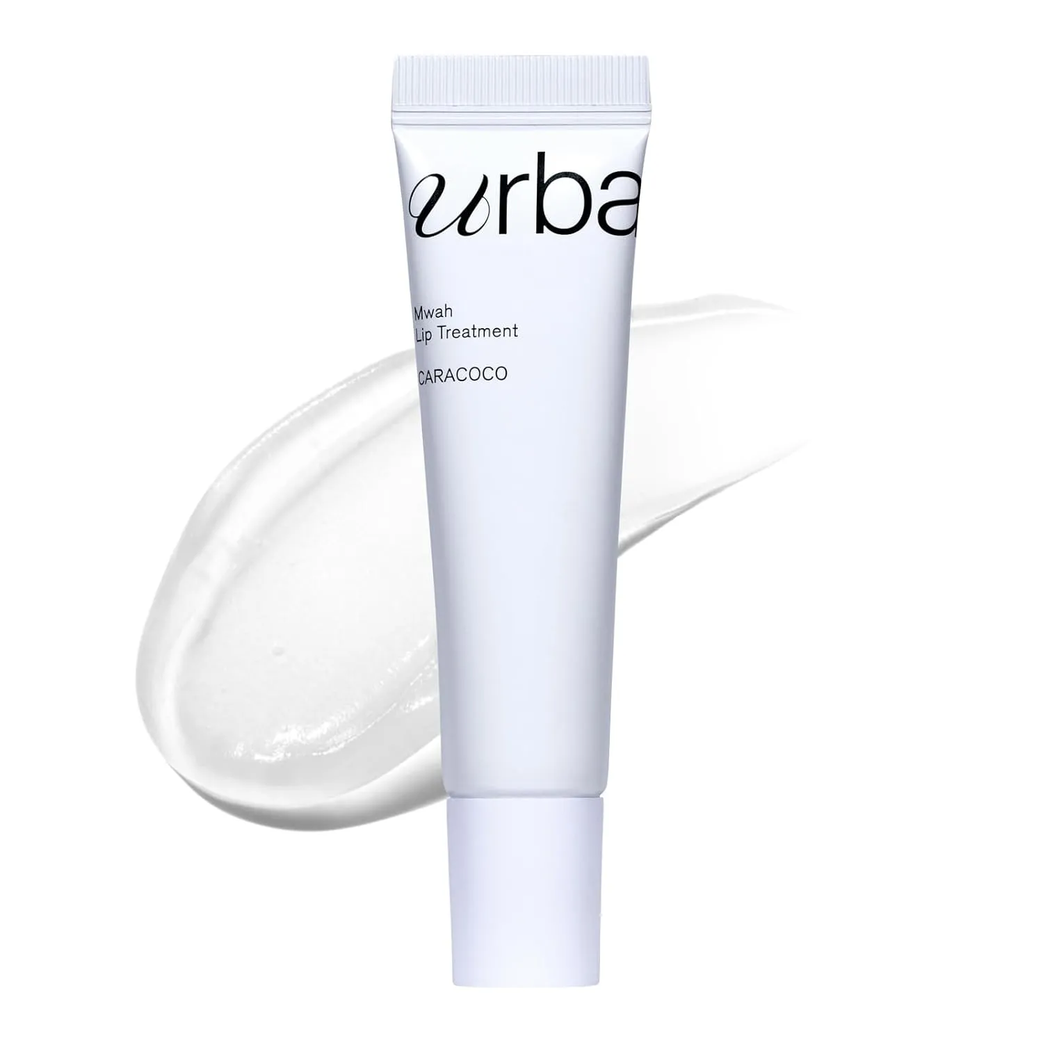 Mwah Lip Treatment CARACOCO, Vegan Korean Glossy Lip Balm, Shea Butter, Peptide, Glowy, Lightweight, Moisturize, for Dry, Chapped Lips (13g / 0.45 oz.)