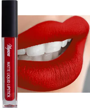 Mynena Orange Red Lip Stain Long-Lasting Waterproof | Lightweight Comfortable Non-Drying | High Pigment Intense Color Liquid Matte Lipstick | Paraben-Free Talc-Free Vegan & Cruelty-Free | Glory