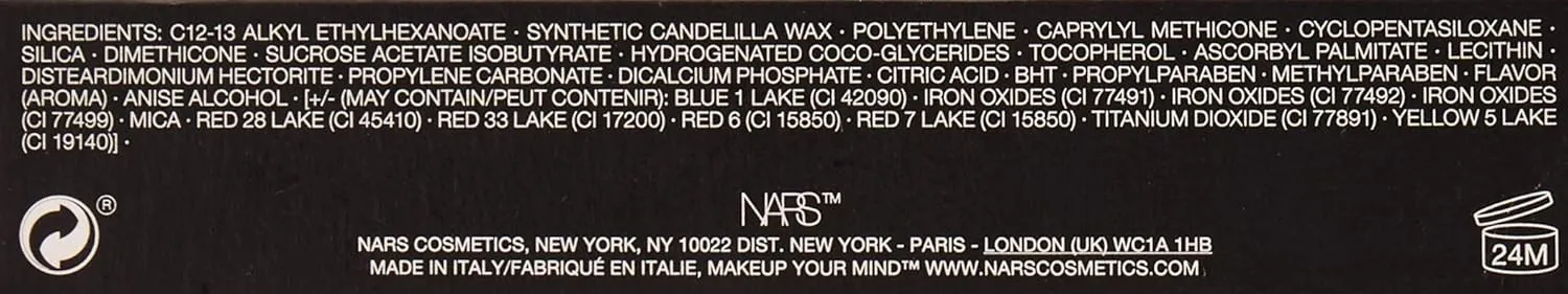 NARS Velvet Matte Lip Pencil, Famous Red, 0.08 Ounce
