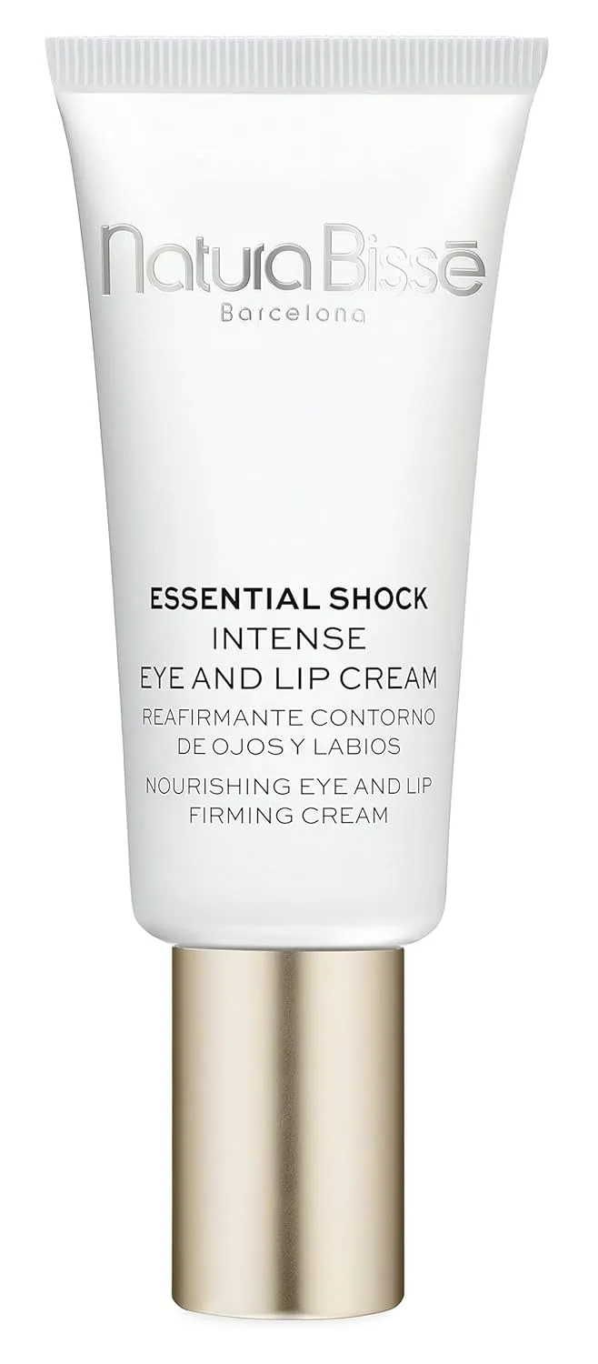 Natura Bissé Essential Shock Intense Eye & Lip Cream | Nourishing Eye & Lip Treatment | Firms, Rejuvenates & Revitalizes | For all skin types, 0.5 Oz