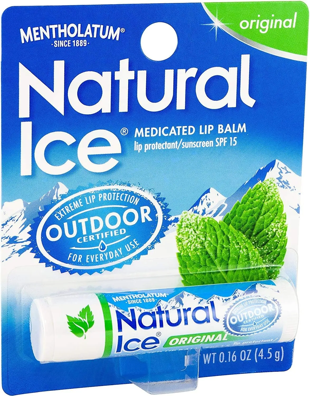 Natural Ice Medicated Lip Protectant/Sunscreen SPF 15, Original 48 ea
