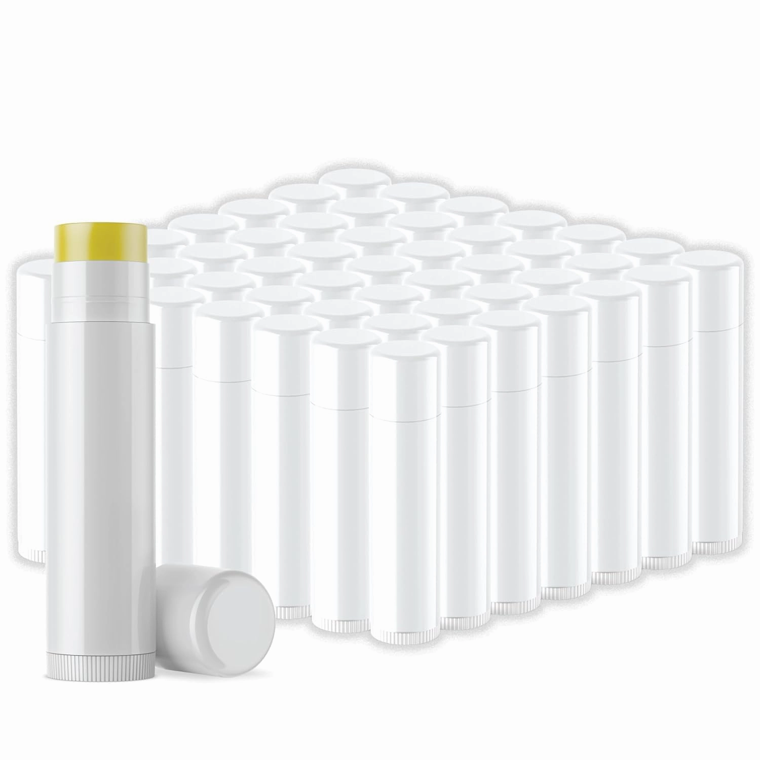 Natural Cherry Lip Balm Bulk, Unlabeled Filled, 100 Pack | Add Your Own Labels
