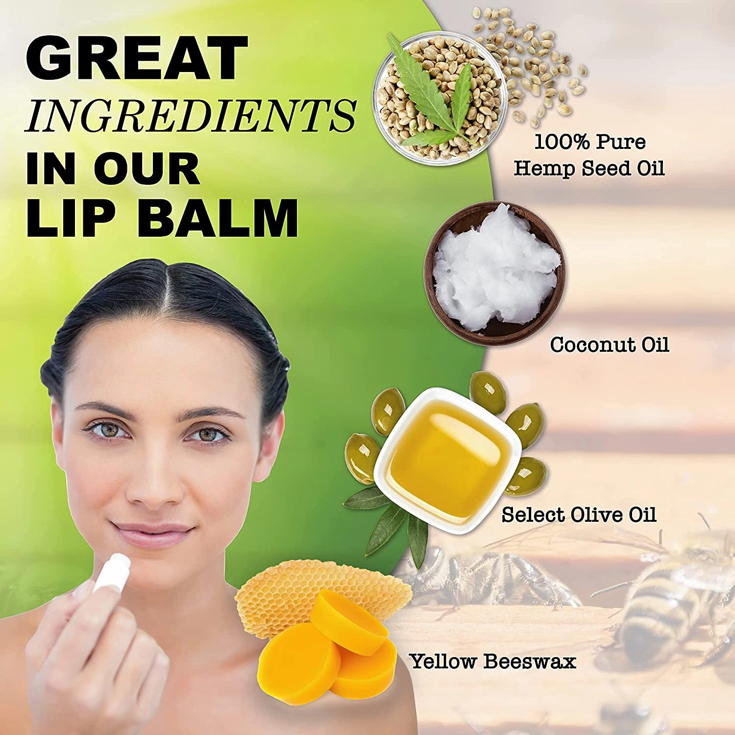 Natural Cherry Lip Balm Bulk, Unlabeled Filled, 100 Pack | Add Your Own Labels
