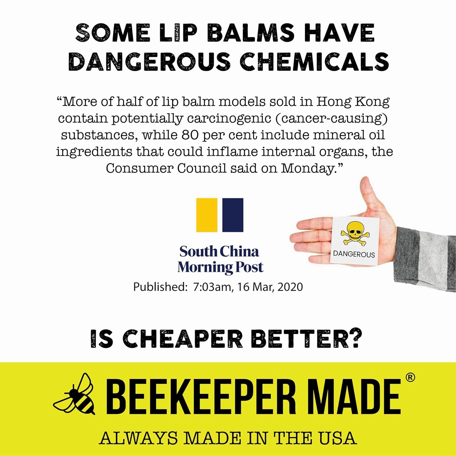 Natural Cherry Lip Balm Bulk, Unlabeled Filled, 100 Pack | Add Your Own Labels