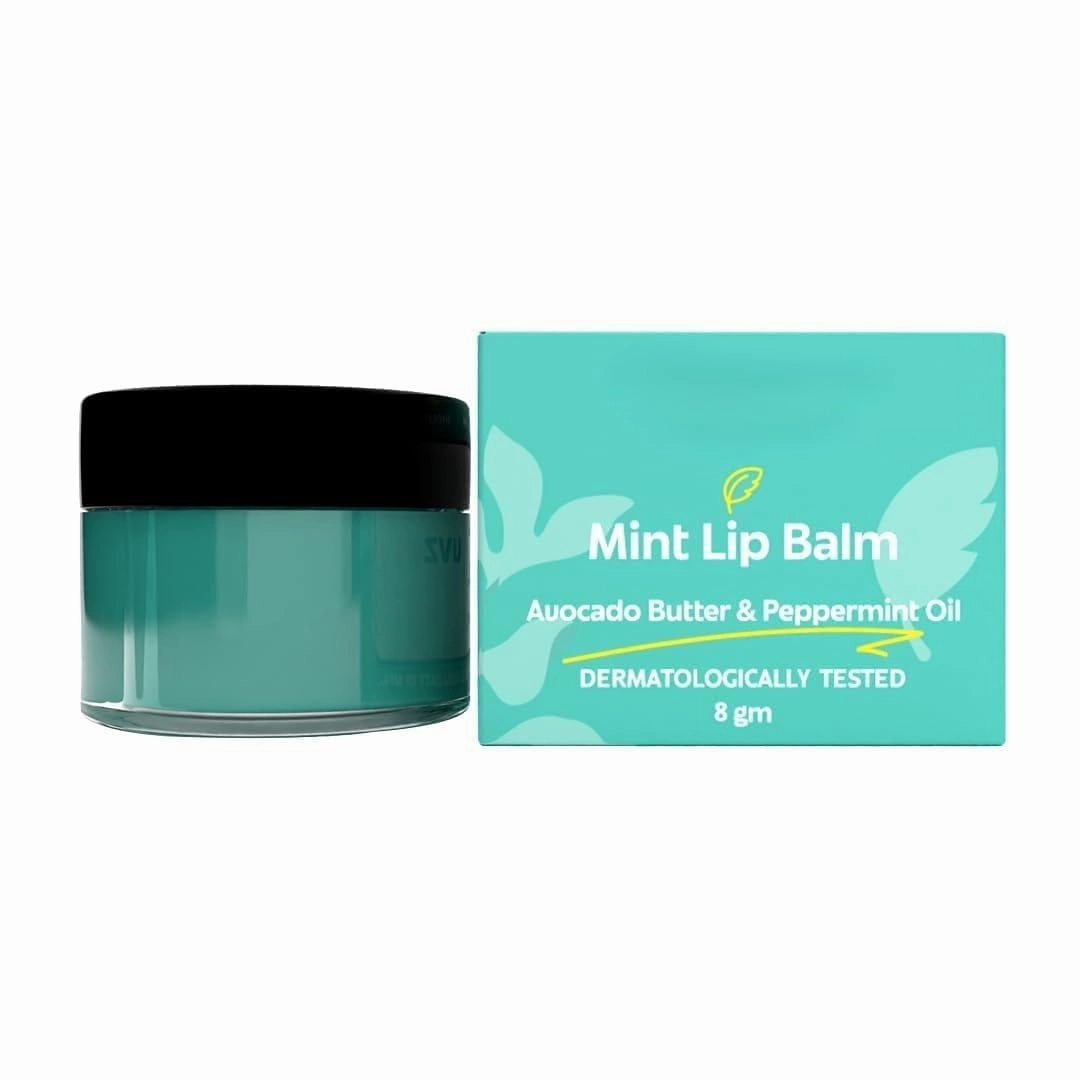Naturals Mint Lip Balm, Cucumber   Kokum Butter, Refreshing and Hydrating, For Men & Women, 8 gm, Vegan, No Chemicals.