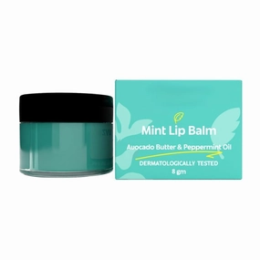 Naturals Mint Lip Balm, Cucumber   Kokum Butter, Refreshing and Hydrating, For Men & Women, 8 gm, Vegan, No Chemicals.