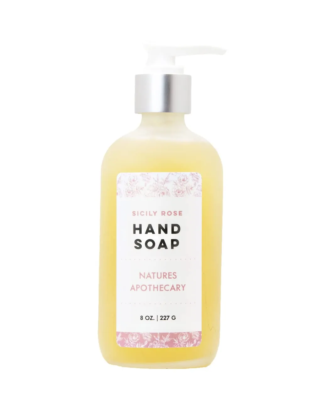 NATURE'S APOTHECARY Sicily Rose Eco-Friendly Refillable Liquid Soap - Vegan, Sulfate-Free, Hypoallergenic, All-Natural, Plant-Derived, Made in USA by DAYSPA Body Basics, 64oz / Half Gallon Refill