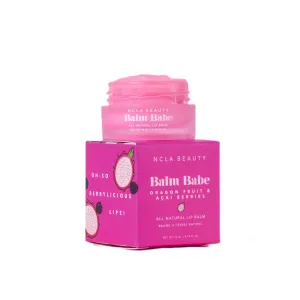 NCLA - Natural Balm Babe Lip Balm | Vegan, Cruelty-Free, Clean Skincare (Dragon Fruit   Acai Berries)