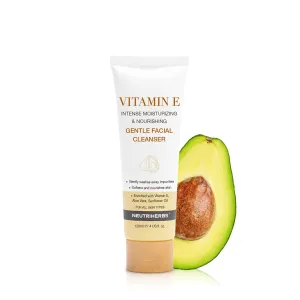Neutriherbs Face Cleanser with Vitamin E, Gentle Facial Cleanser for Daily Clean and Purify, Face Wash Fit for All Skin Type, 4 fl.oz