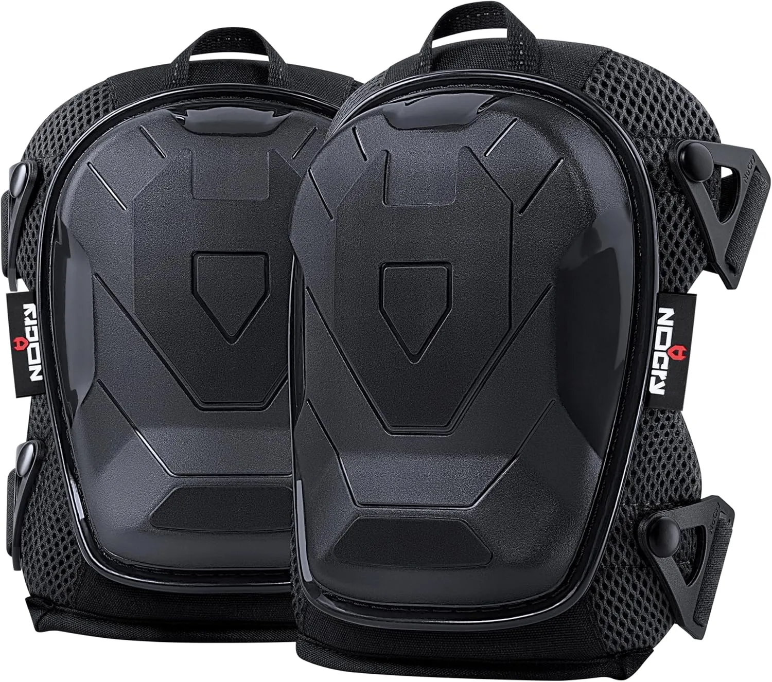 NoCry Professional Knee Pads for Women and Men with Heavy-Duty Anti-Slip Cap — Soft Gel and Foam Padding and Unique Ankle Support — Adjustable Straps and Military-grade Rivets — Perfect for Gardening