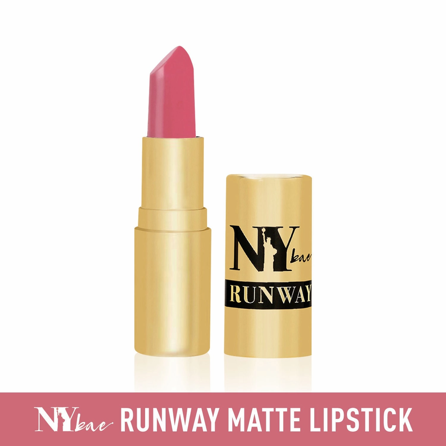 NY Bae Argan Oil Infused Matte Lipstick, Runway Range, Pink - Stage Wear 20 (4.5 g)