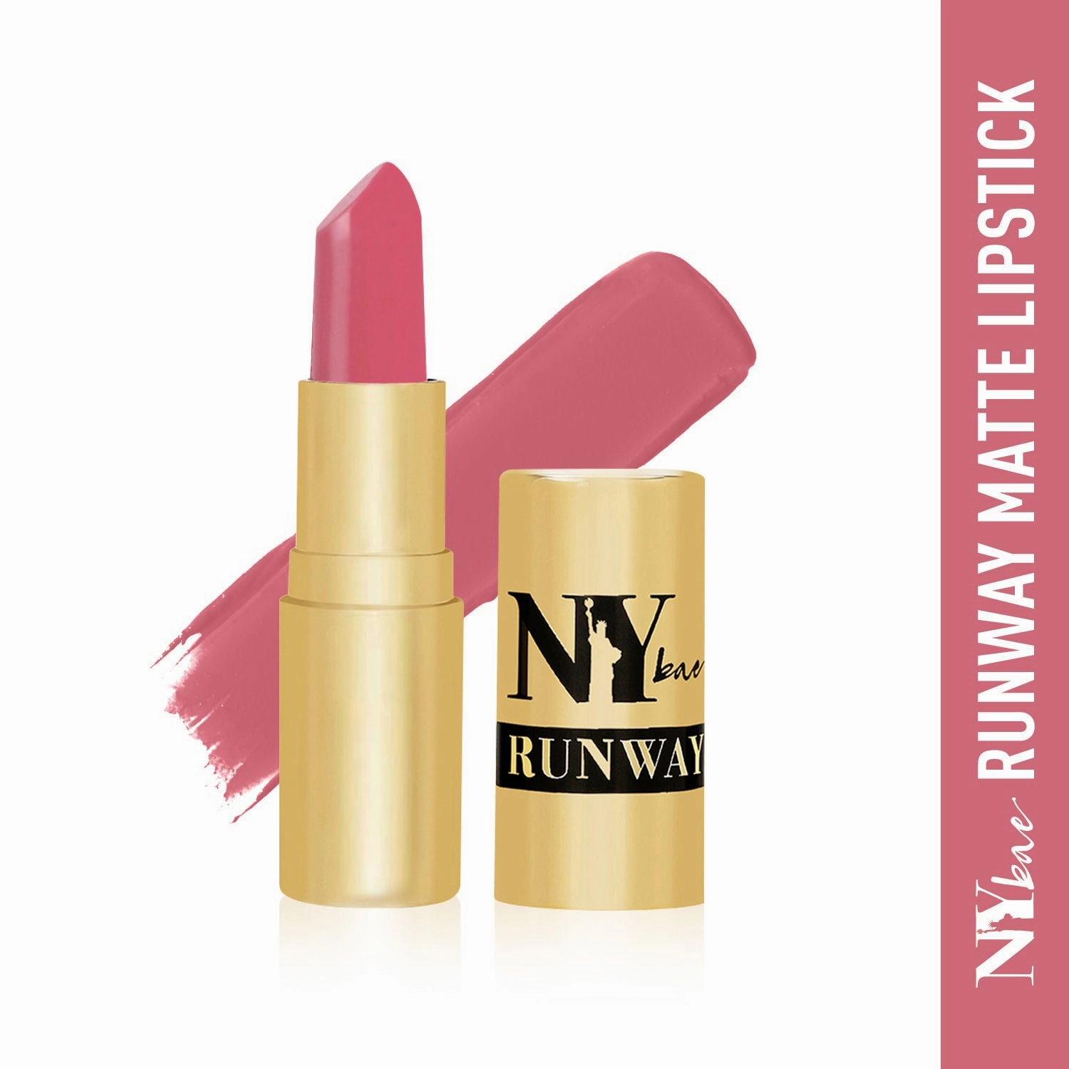 NY Bae Argan Oil Infused Matte Lipstick, Runway Range, Pink - Stage Wear 20 (4.5 g)