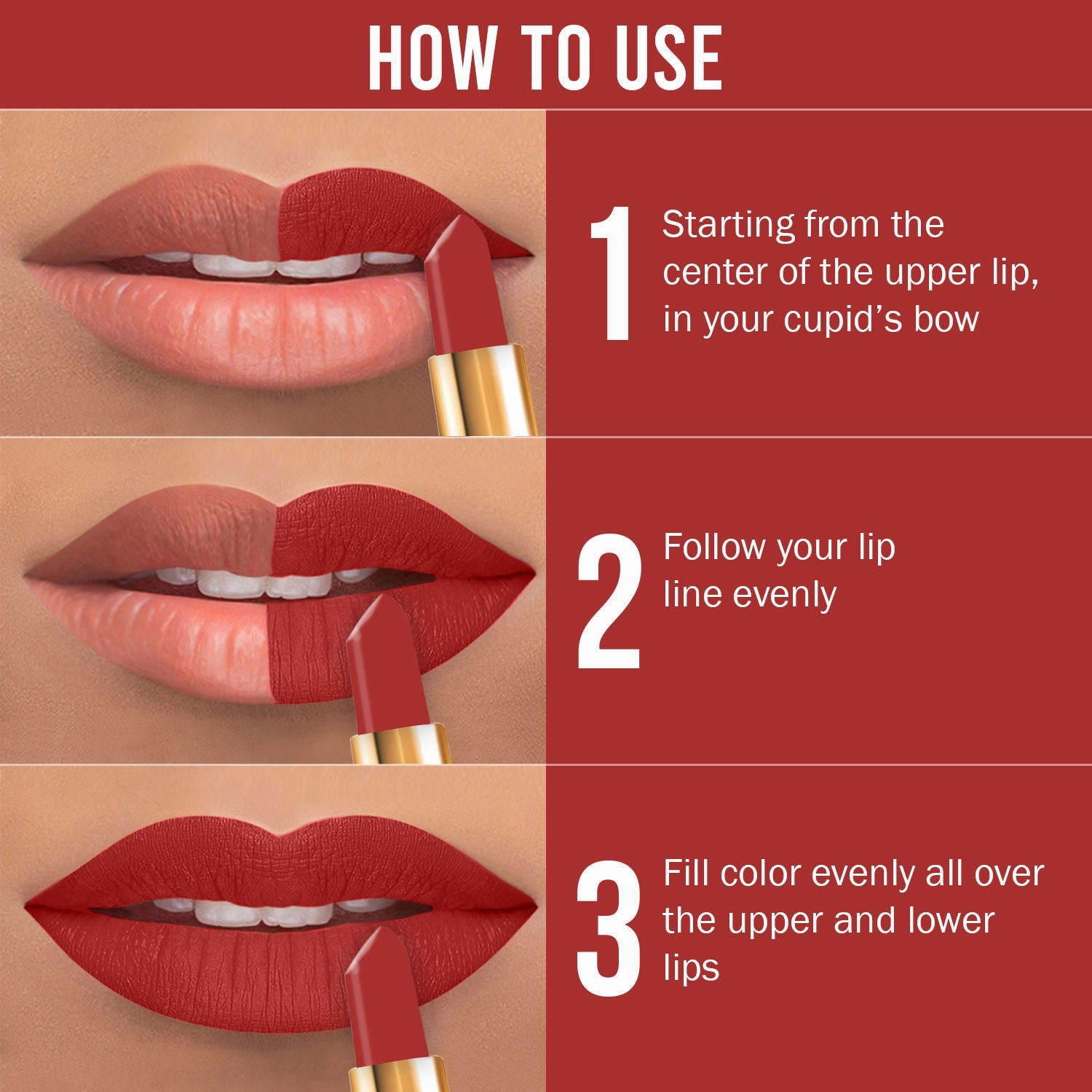 NY Bae Argan Oil Infused Matte Lipstick Runway Range Red - Passe 8 (4.5 g)