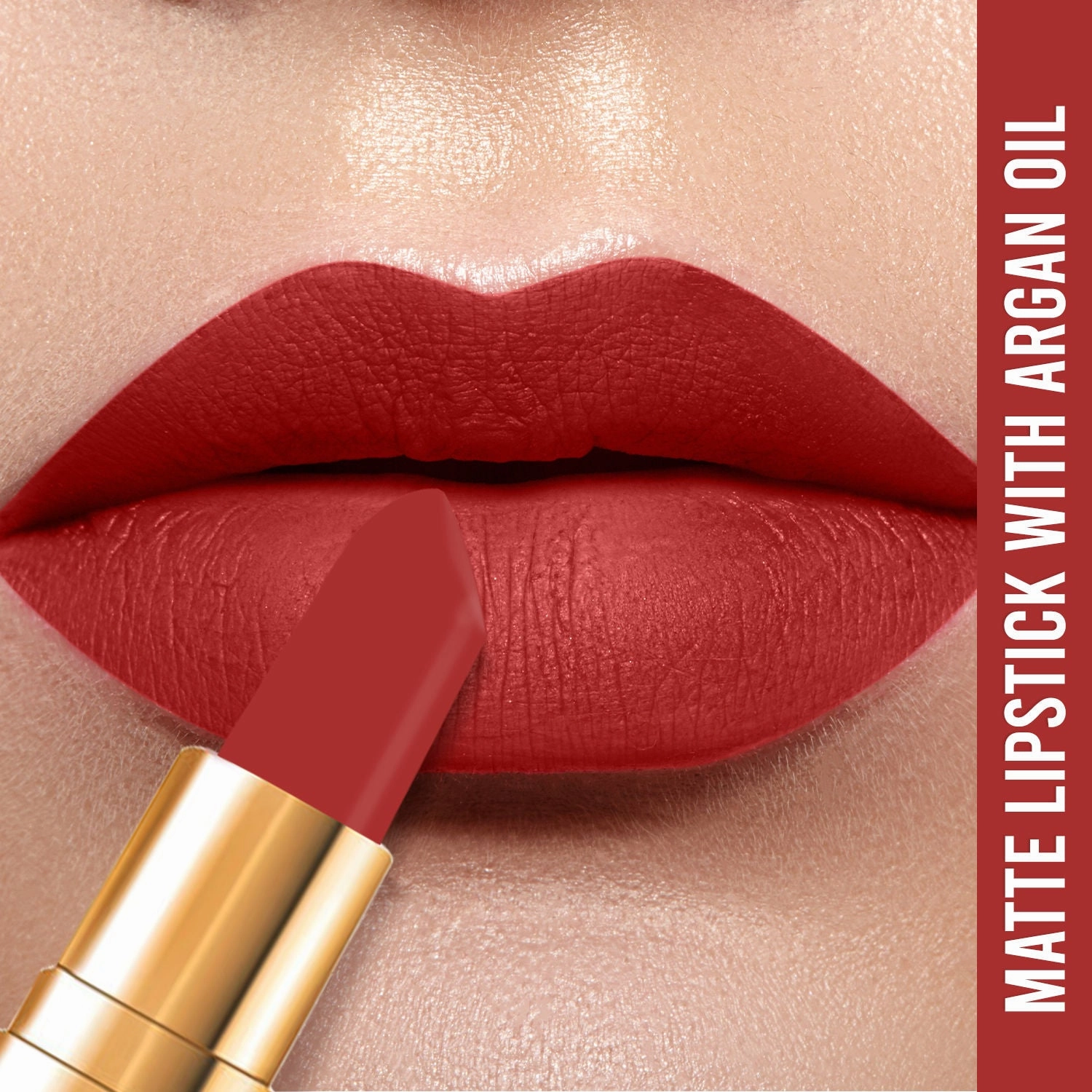 NY Bae Argan Oil Infused Matte Lipstick Runway Range Red - Passe 8 (4.5 g)