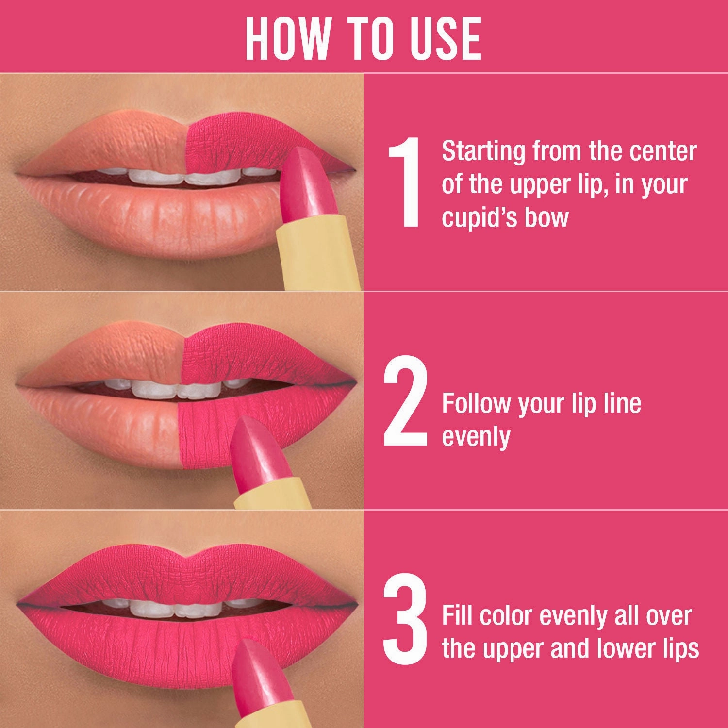 NY Bae Runway Matte Lipstick | Infused With Argan Oil | Pink | Moisturising | Long Lasting | Light weight- Highlights 3 (4.5 g)