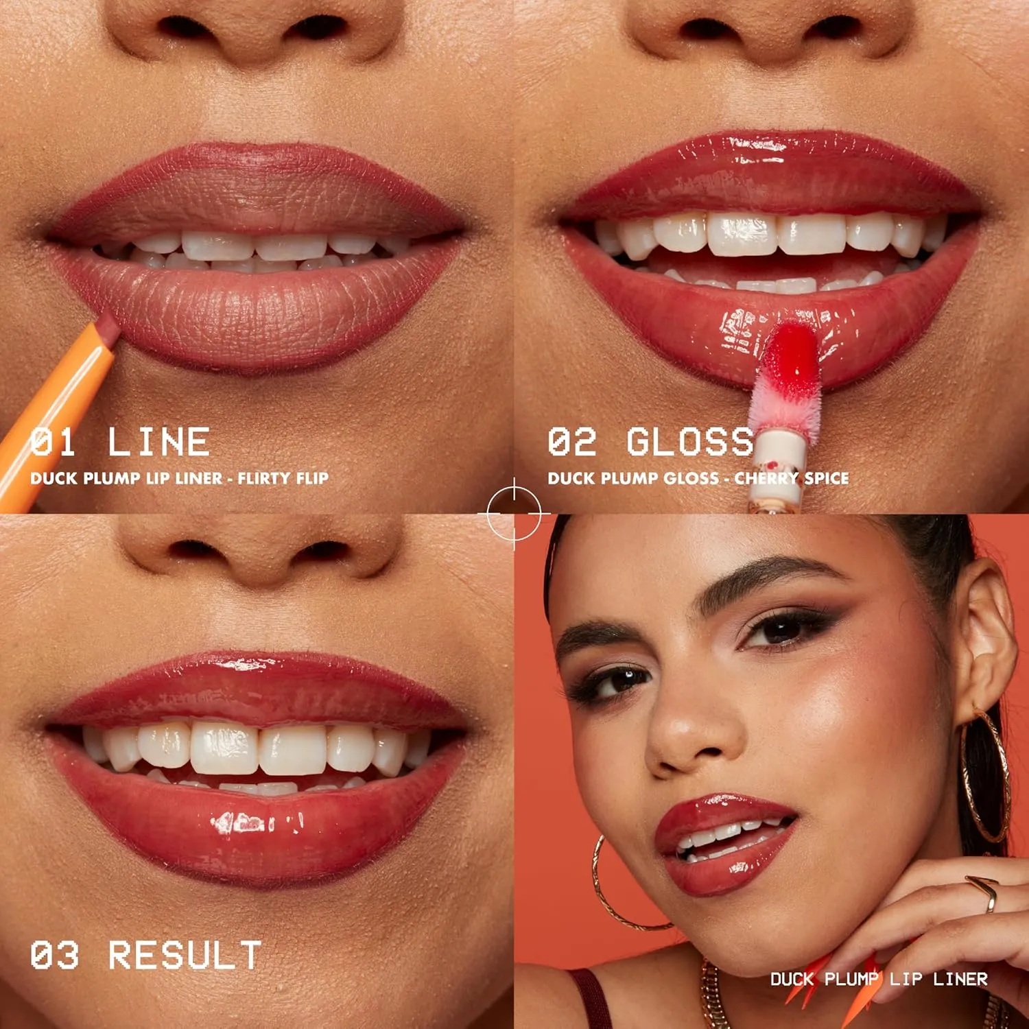 NYX PROFESSIONAL MAKEUP Duck Plump Plumping Lip Liner, Matte Pencil With Up To 10HR Wear, Nude Flip (Nude Lip Liner)