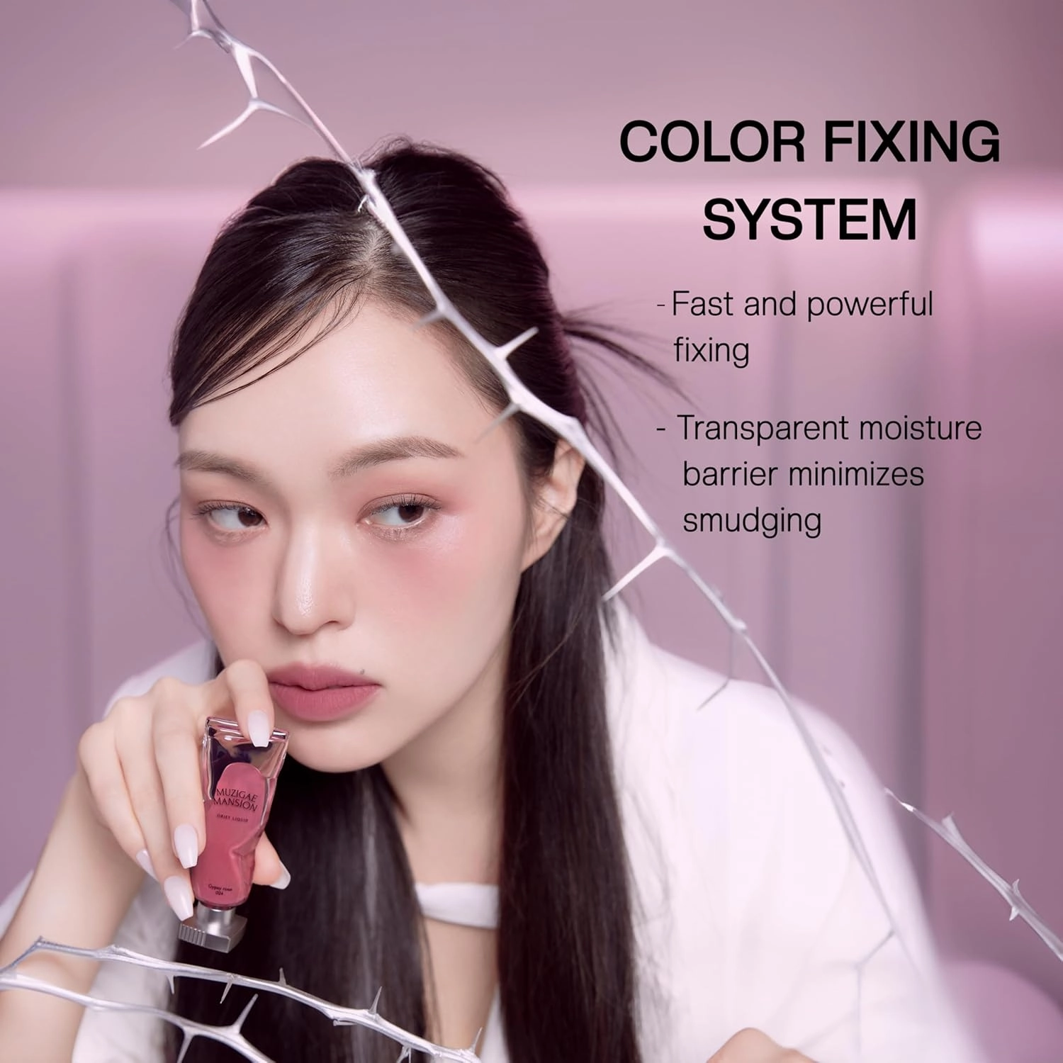 Objet Lip Stain (Unique Paint Tube Design) – Velvet Matte Tint, Long-Lasting Waterproof Lipstick, Hydrating Korean Makeup, Red & Rose Gloss, K-Beauty Tinted Lipstain (10 UNDONE)